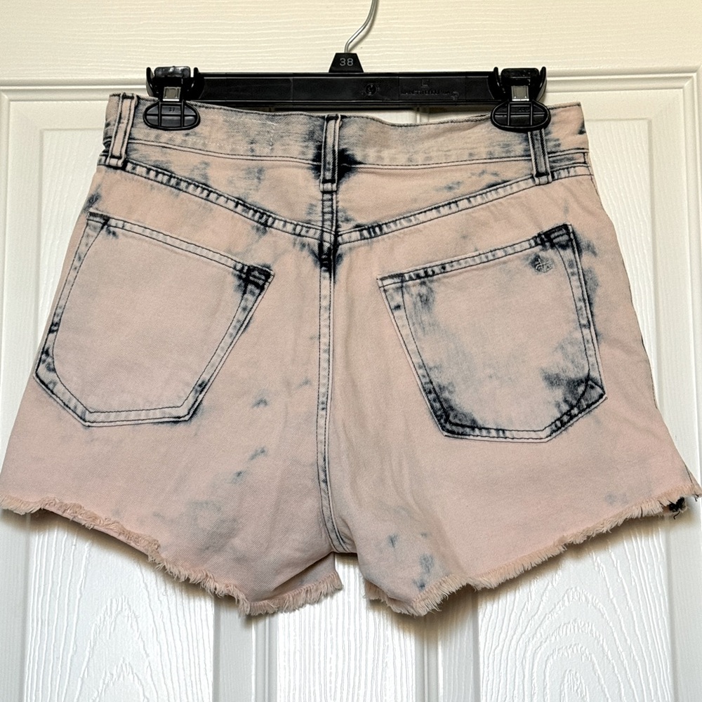 Rag&Bone light pink washed denim shorts - Picture 2 of 5